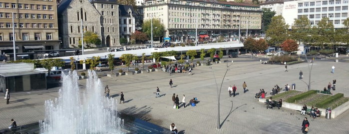 Place de la Riponne is one of Lausanne 🇨🇭.