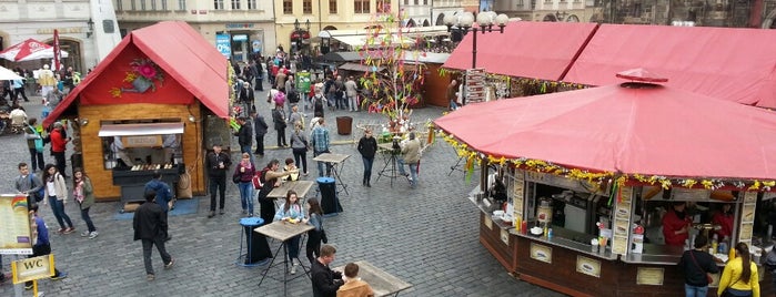 Velikonoční trhy / Easter market / Staroměstské náměstí / Old town square is one of Prague.