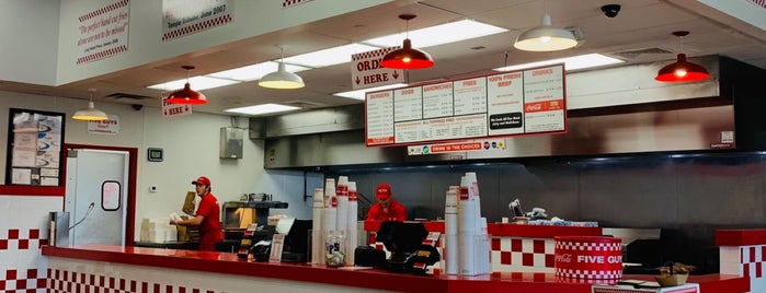 Five Guys is one of My Hot Spots.
