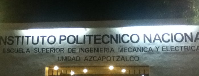 Escuela Superior de Ingeniería Mecánica y Eléctrica - ESIME Azcapotzalco is one of DF Todas.