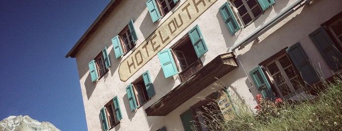 Hotel du Trift is one of Where to stay at altitude in the Alps.
