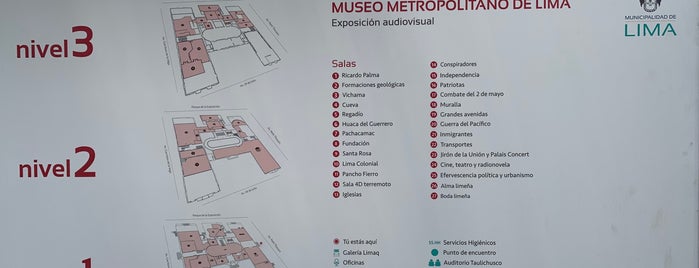 Museo Metropolitano de Lima is one of Bienal de Fotografia de Lima.