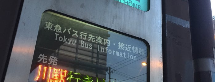 等々力七丁目バス停 is one of 自由が丘線「東98」.