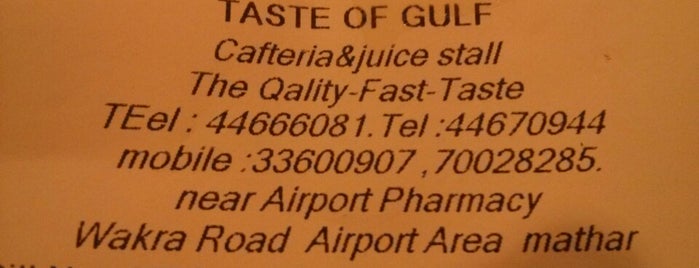 Taste of the gulf is one of Restaurant.