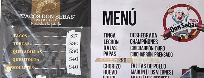 Tacos Don Sebas is one of VIAJES 2.