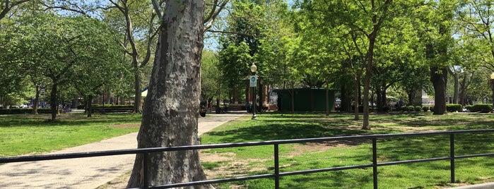 Church Square Park is one of Hoboken playgrounds.