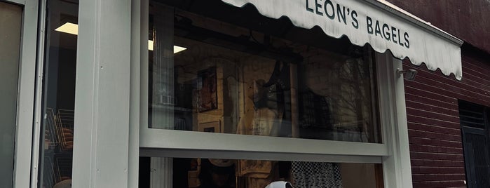 Leon’s Bagels is one of NYC + boroughs.