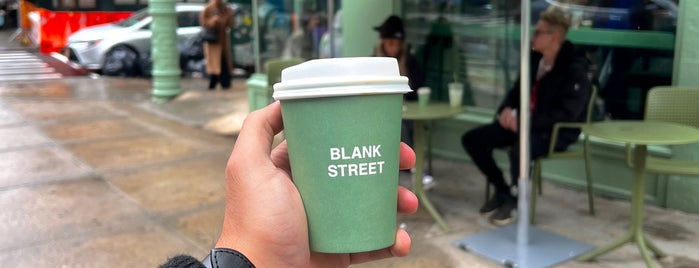 Blank Street Coffee is one of NY.