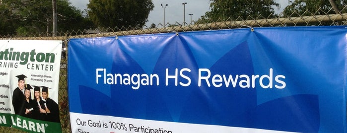 Flanagan High School is one of สถานที่ที่ Aristides ถูกใจ.