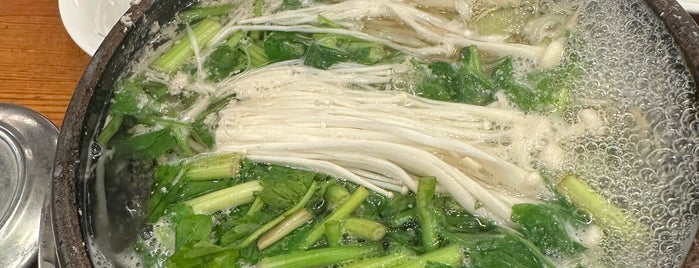 Kumsu Swellfish Soup is one of Korea.