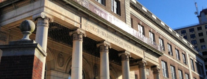 George Washington High School is one of NYC Hurricane Evacuation Centers.