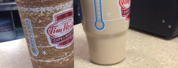 Tim Hortons is one of Dan's Places.