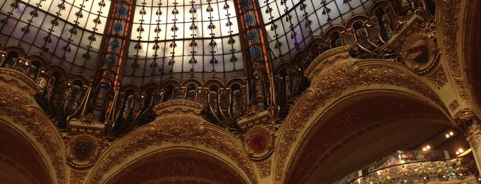 Galeries Lafayette Haussmann is one of Paris.