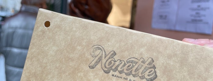Nonette is one of Best Bahn Mi sandwiches.