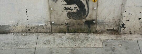 Banksy "Why? rat" is one of London.