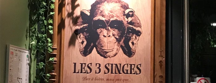 Les 3 Singes is one of Locais curtidos por Martin.