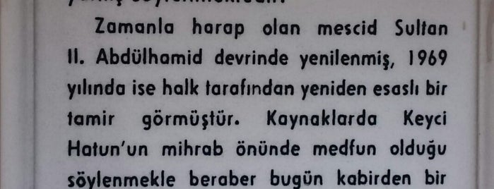 Keyci Hatun Camii is one of 3-Fatih to Do List | Spiritüel Merkezler.