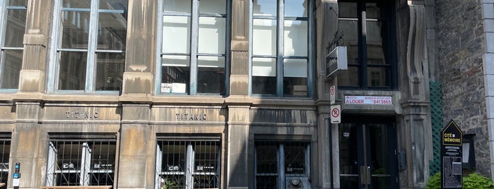 Café Titanic is one of Cafés Montréal.