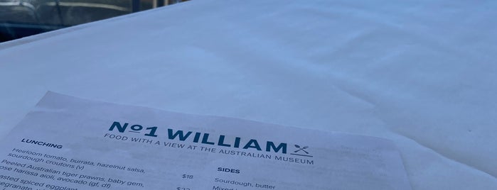 No. 1 William is one of Sydney food&drink.