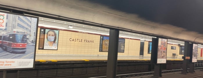 Castle Frank Subway Station is one of TTC Subway Stations.