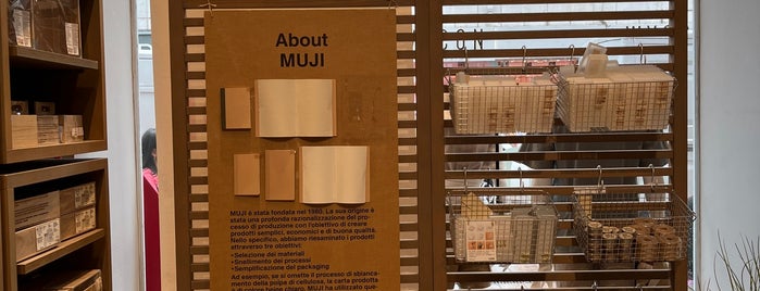 Muji is one of Milan must-go place.