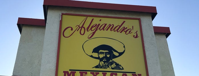 Alejandros Mexican Food is one of todo burrito places.