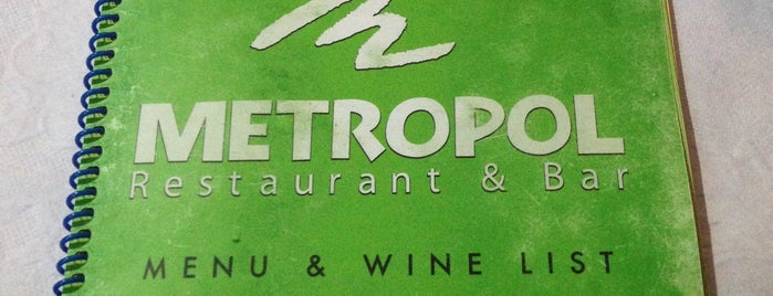 Metropol Restaurant & Bar is one of Drinks.