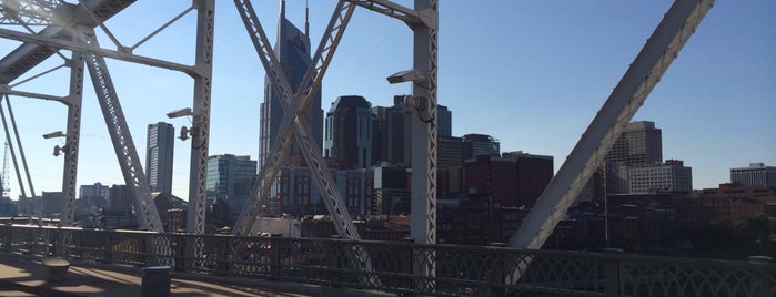 John Seigenthaler Pedestrian Bridge is one of Nashville: a web of betrayal, heartbreak & rivalry.