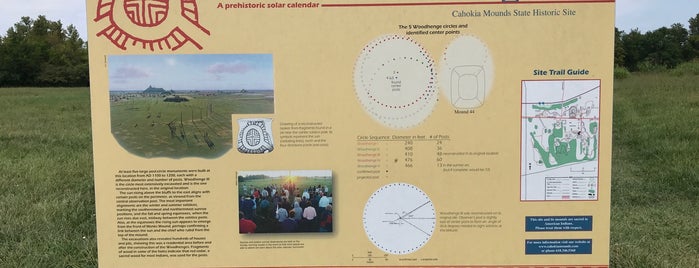 Woodhenge Prehistoric Solar Calendar is one of USA St Louis.