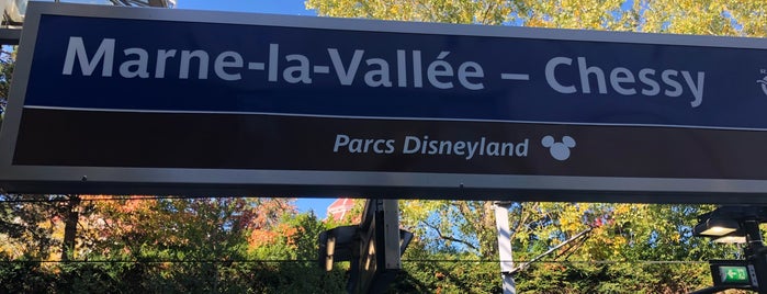 RER Marne-la-Vallée–Chessy – Parcs Disneyland  [A] is one of My favorite places in Paris, France.