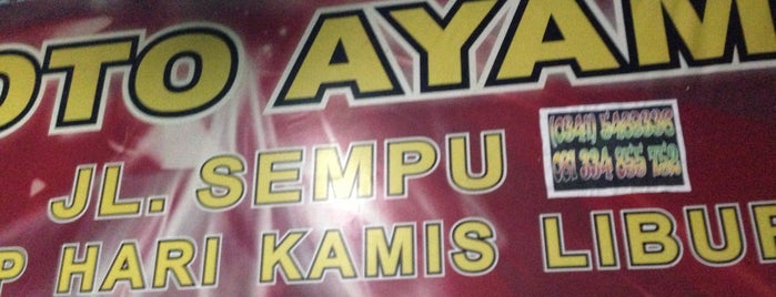Soto Ayam Sempu is one of Favorite date spots with unyu.
