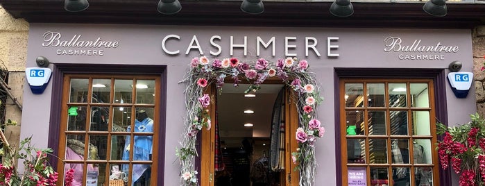 Cashmere Factory Outlet is one of Edinburgh + Scotland.