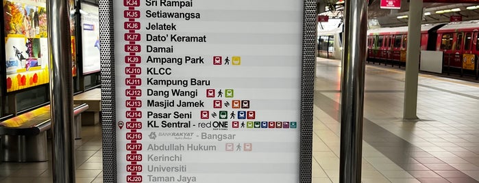 RapidKL KL Sentral (KJ15) LRT Station is one of My  Travelling.