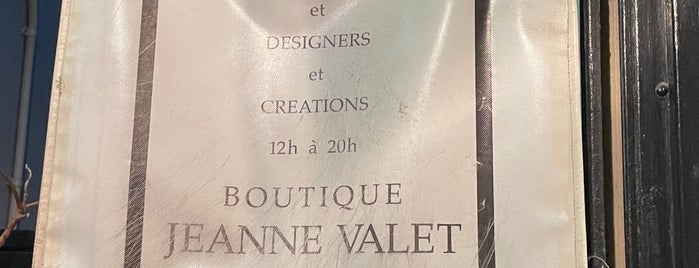 BOUTIQUE JEANNE VALET is one of a clothing store.