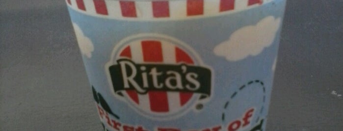 Rita's Italian Ice & Frozen Custard is one of สถานที่ที่ Sara ถูกใจ.