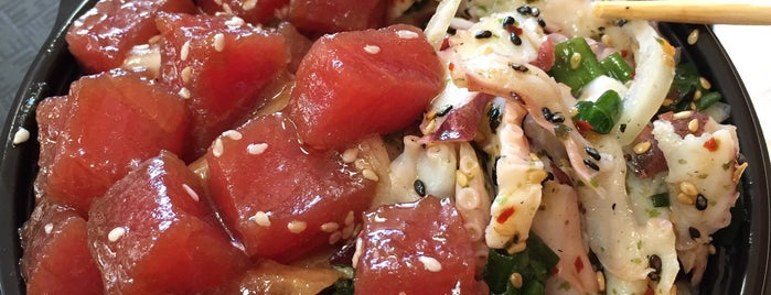 Hawaiian Poke Bowl is one of 40 Excellent Places for Poke.