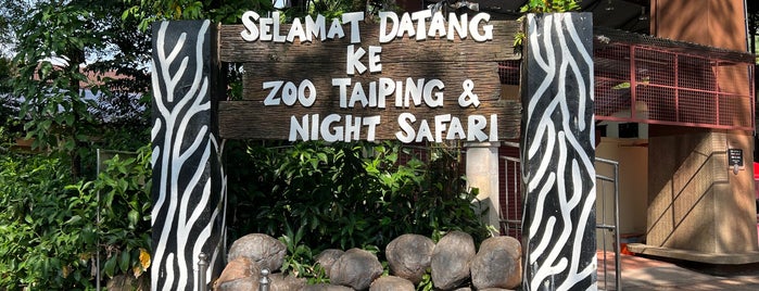 Zoo Taiping & Night Safari is one of Penang.