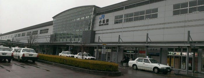 Komatsu Station is one of 北陸新幹線.