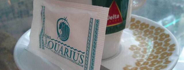 Pastelaria Signo Aquarius is one of สถานที่ที่ Emilia ถูกใจ.