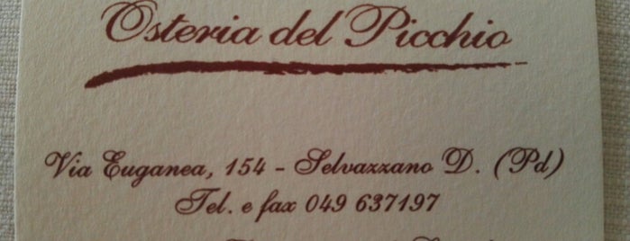 Il Picchio is one of Ristoranti.