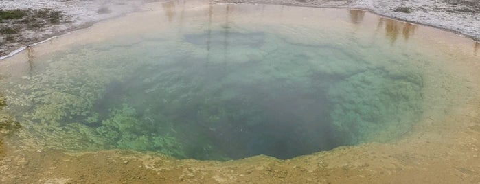 Morning Glory Pool is one of Yellowstone.