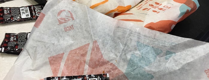 Taco Bell is one of Places we go.