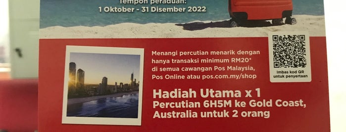 PosLaju is one of Malaysia Done List.