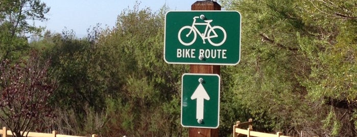 San Luis Rey River Bike Path End is one of Tempat yang Disukai John.