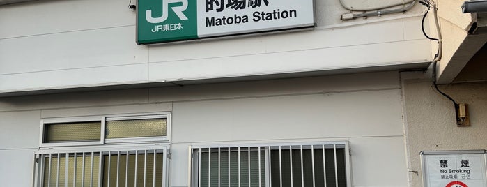 Matoba Station is one of JR 미나미간토지방역 (JR 南関東地方の駅).