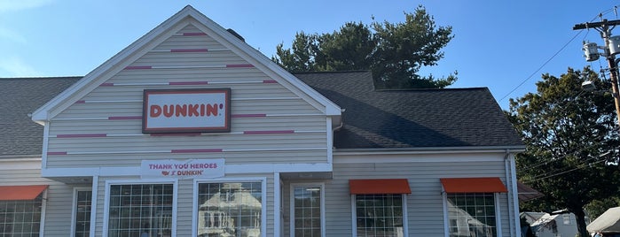 Dunkin' is one of places.