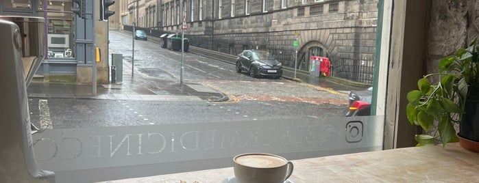 The Black Medicine Coffee Co. is one of Edinburgh (cafe and restaurants).