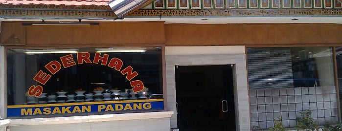 RM Padang Sederhana is one of New resto.