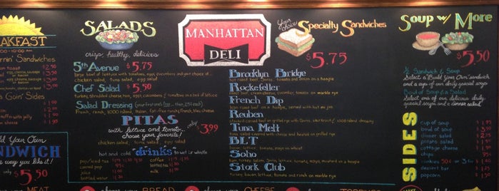 Manhattan Deli is one of Locais curtidos por Eric.