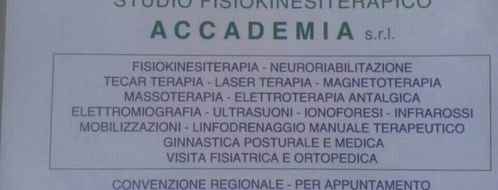 Accademia Studio Fisiokinesiterapico is one of Fornitore abituale.